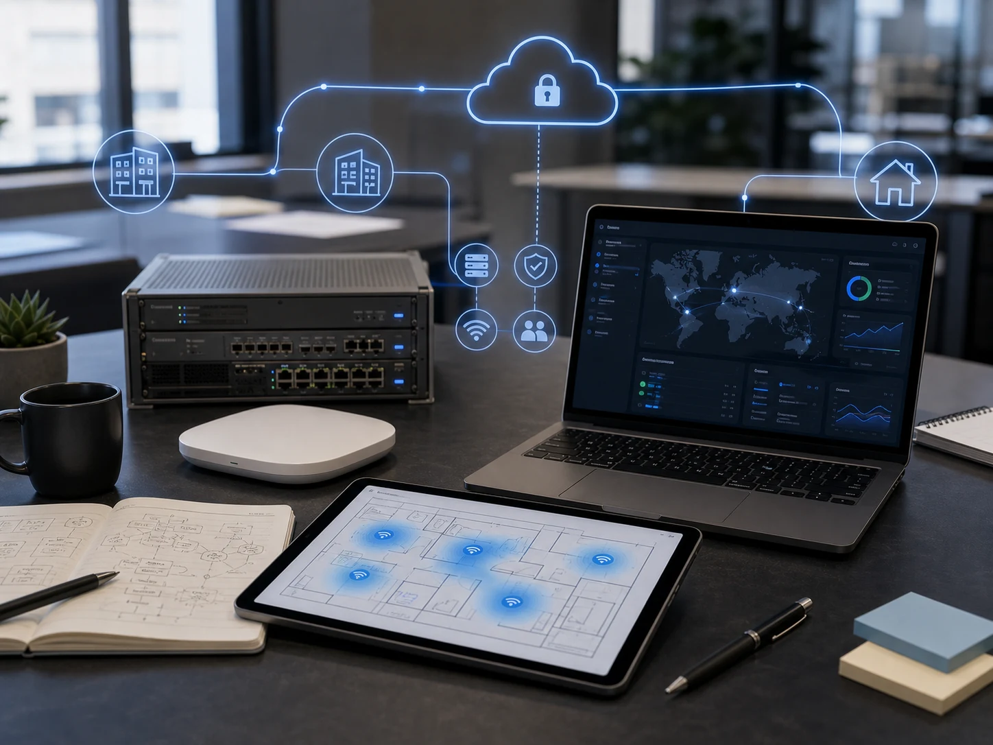 Standortvernetzung und WLAN-Planung bei KLAUCK