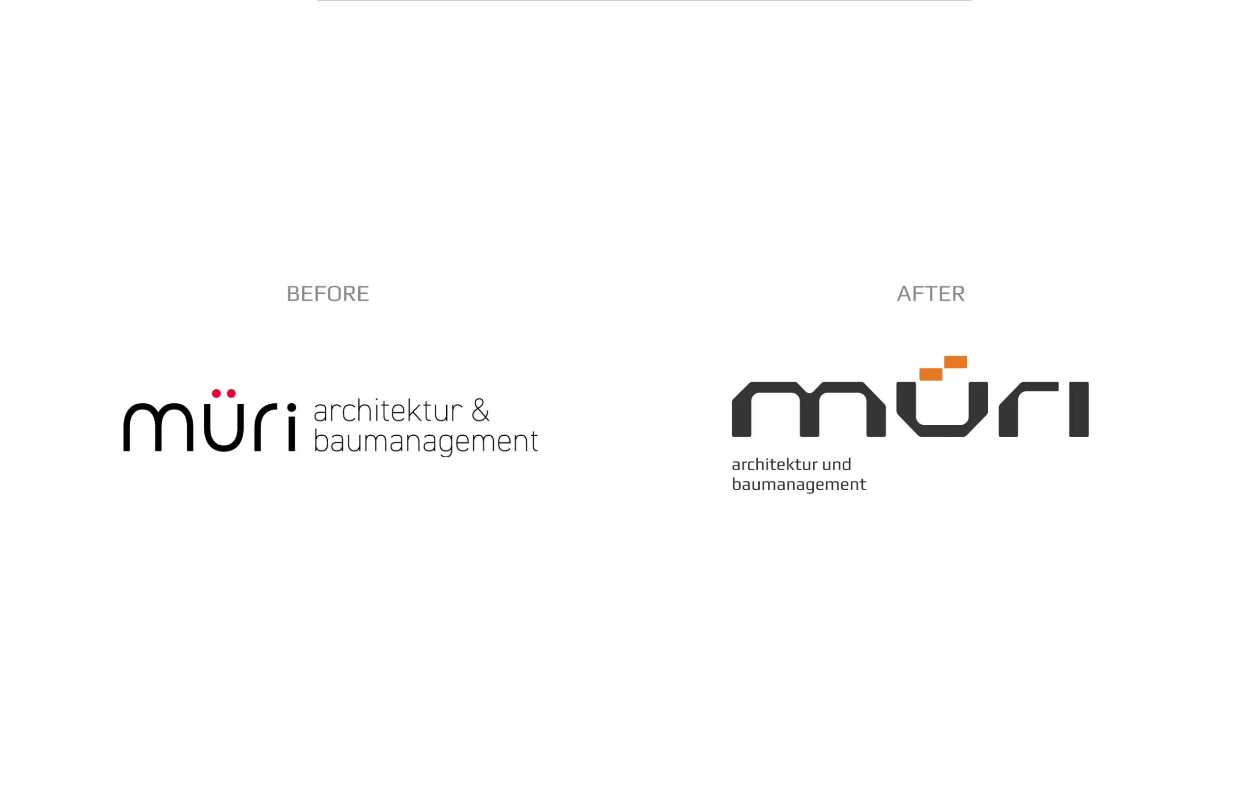 Branding-Projekt für Müri Architektur & Planung